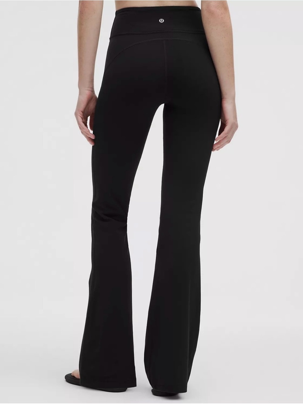 lululemon athletica Black Flared Nulu High-Rise Yoga Pants
